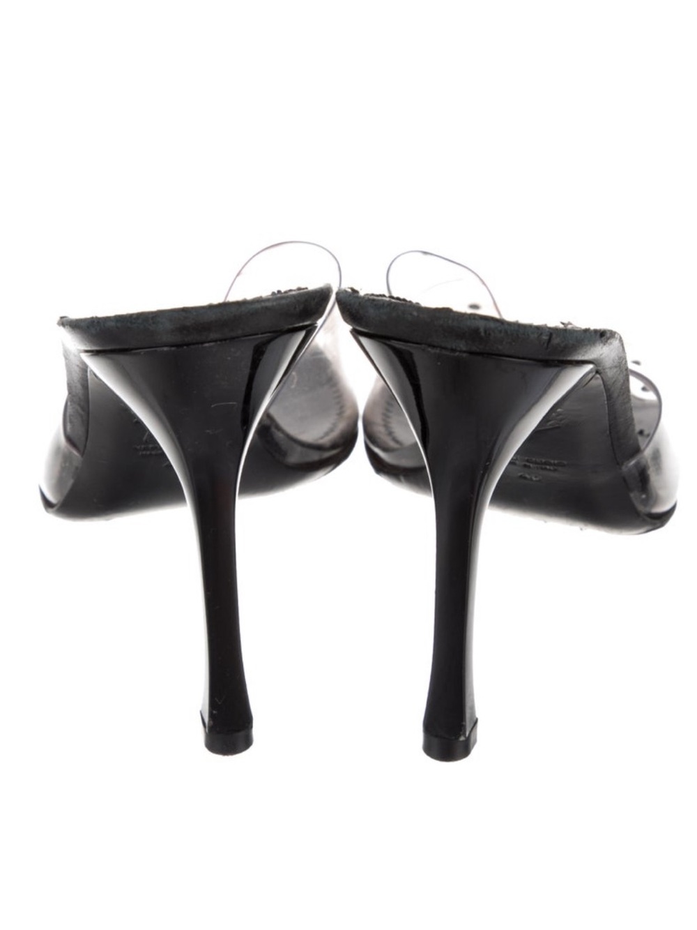 Giuseppe Zanotti Leather and PVC Mules - Picture 6 of 7